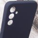 Чохол Silicone Cover Lakshmi Full Camera (AAA) для Samsung Galaxy A35 Темно-синій / Midnight blue 316600 фото 6