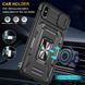 Ударостійкий чохол Camshield Army Ring для Apple iPhone X / XS (5.8") Чорний / Black 283601 фото 2