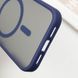 TPU+PC чохол Metal Buttons with MagSafe для Apple iPhone 16 Pro (6.3") Синій 318282 фото 6