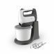 Міксер Tefal стаціонарний Prep'Mix+ Standbowl 500Вт, насадки-4, чаша-пластик, 2.5л, турборежим, біло-сірий (HT464138) 367510 фото 11