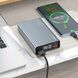 Портативна батарея BOROFONE 15000mAh BJ40 Happy way 65W Metal Gray 308867 фото 8