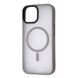 Чохол WAVE Matte Insane Case with Magnetic Ring iPhone 15 Pro gray 332052 фото 1