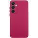 Чохол TPU GETMAN Liquid Silk Full Camera для Samsung Galaxy S24 Бордовий / Marsala 397577 фото 1