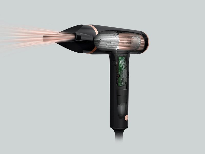 Фен Rowenta T-Shape Maestria Nano, 1700Вт, 3 режими, дифузор, іоніз-я, хол. обдув, чорний (HY8310F0) 367516 фото