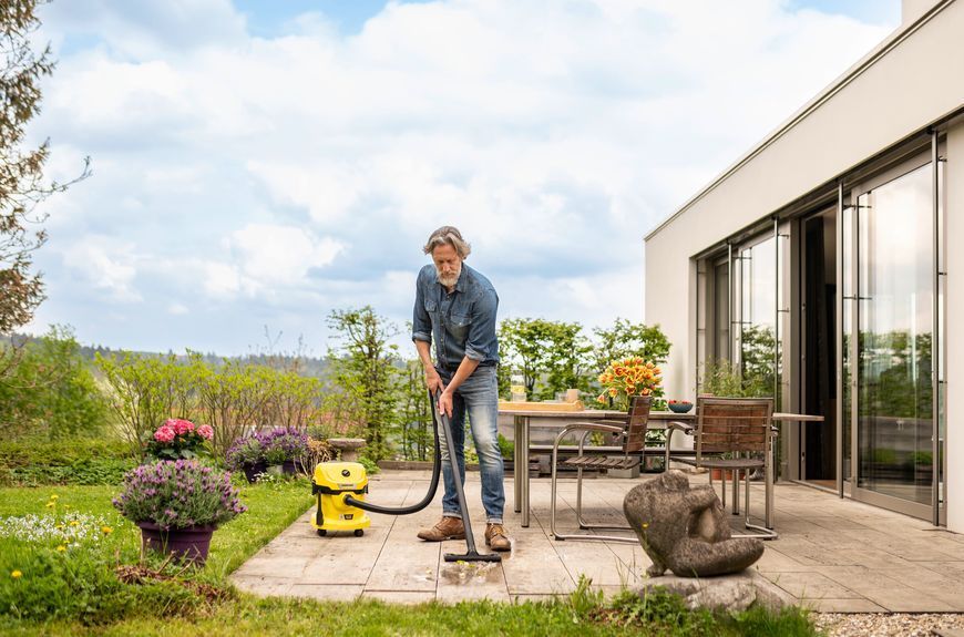 Пилосос професійний акумуляторний Karcher WD 2-18, 18В, контейнер 12л, без АКБ и ЗП (1.628-500.0) 373327 фото