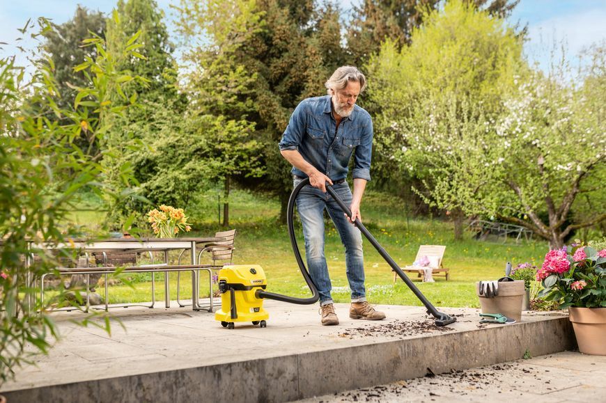 Пилосос професійний акумуляторний Karcher WD 2-18, 18В, контейнер 12л, без АКБ и ЗП (1.628-500.0) 373327 фото