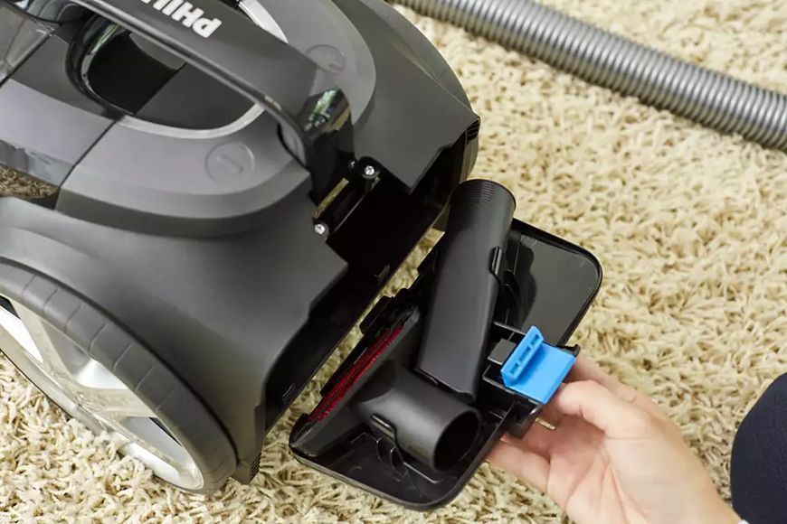 Пилосос Philips контейнерний 7000 series, 900Вт, конт пил -2л, НЕРА, турбощітка, синій (FC9745/09) 374376 фото