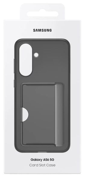 Чохол-накладка Samsung A56 Card Slot Case EF-OA566TBEGWW / Black 353785 фото