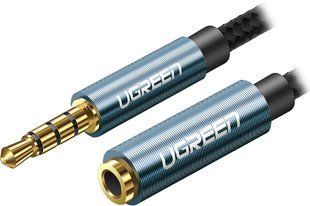 Кабель UGREEN AV118 3.5mm Male To 3.5mm Female Extensioin Cable 2m Blue (40675) 278781 фото