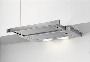 Витяжка Electrolux телескопічна, 59см, 410м.куб/год., сірий (LFP326S) 374498 фото