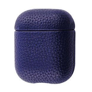 Чохол Leather Case AirPods 1/2 midnight blue 335448 фото