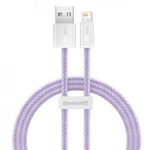 Кабель Baseus Dynamic Series Fast Charging Data USB кабель USB To IP 2.4A 1m (CALD000405) Purple 255238 фото