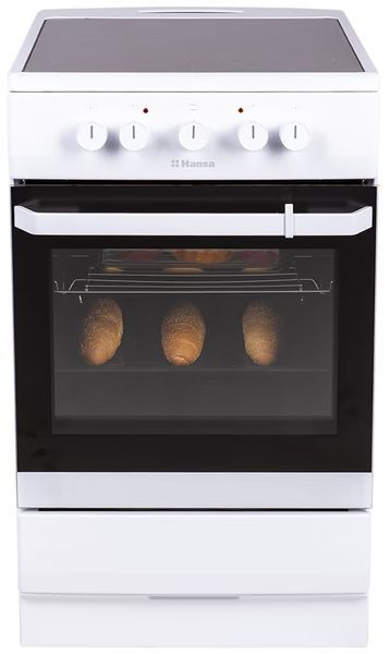 Плита Hansa електрична склокерамічна, 67л, 50x60см, білий (FCCW53000) 374476 фото