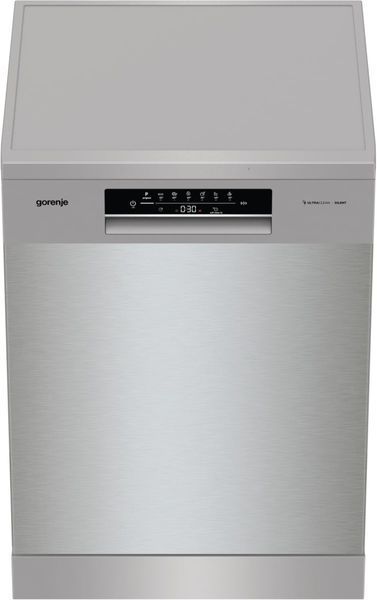 Посудомийна машина Gorenje, 16компл., A+++, 60см, дисплей, 3 кошика, AquaStop, сірий (GS643E90X) 374409 фото