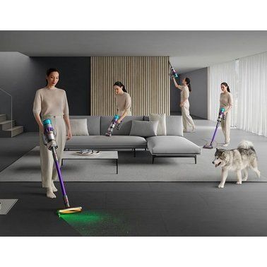 Вертикальний Пилосос Dyson SV23 Gen5 Detect Absolute Nickel/Purple(447930-01) 273864 фото