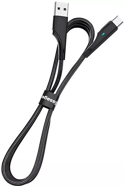 Кабель ESSAGER Rousseau 3A Fast Charging USB Lightning Cable 0.25m (EXCL-LSB01) Black 315525 фото
