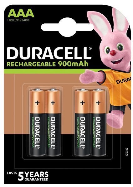 Акумулятор DURACELL HR03 (AAA) 900mAh уп. 4шт. 306335 фото