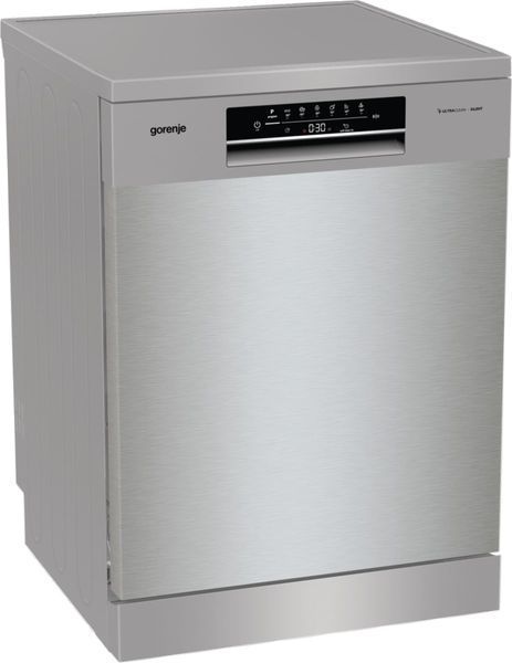 Посудомийна машина Gorenje, 16компл., A+++, 60см, дисплей, 3 кошика, AquaStop, сірий (GS643E90X) 374409 фото