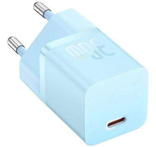 Зарядний Пристрій Baseus GaN5 Fast Charger 1C 30W CCGN070603 Blue 272643 фото