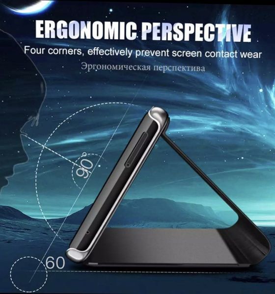 Чехол-книжка Clear View Standing Cover для OnePlus Nord Черный 212612 фото