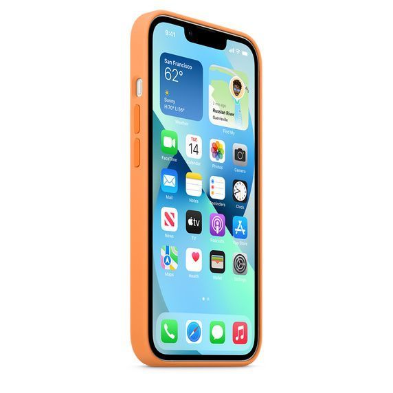 Чохол-накладка iPhone 13 Apple Silicone Case 1:1 Marigold 234879 фото