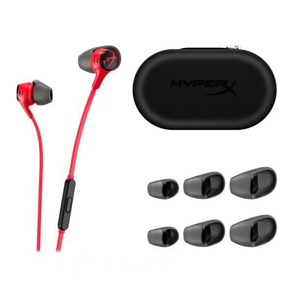 Гарнітура HyperX Cloud Earbuds II 3.5 мм Red (705L8AA) 365955 фото