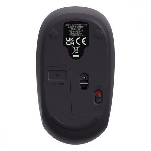 Бездротова Комп'ютерна Миша Baseus F01A (B01055502833-00) gray 359667 фото