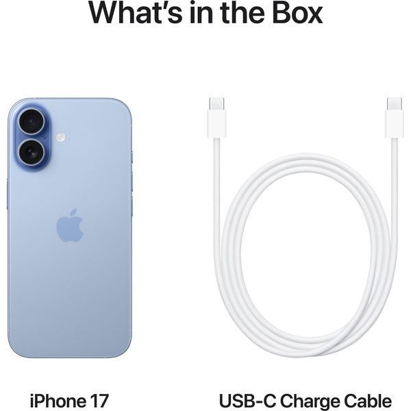 Смартфон Apple iPhone 17 256GB Mist Blue e-Sim (MG484) 396614 фото