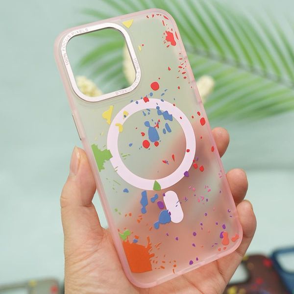Чохол TPU+PC Flush with MagSafe для Apple iPhone 15 Pro Max (6.7") Baby pink 312617 фото