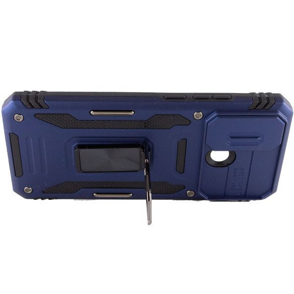 Ударостійкий чохол Camshield Army Ring для Xiaomi Redmi 10C Синій / Navy 257699 фото