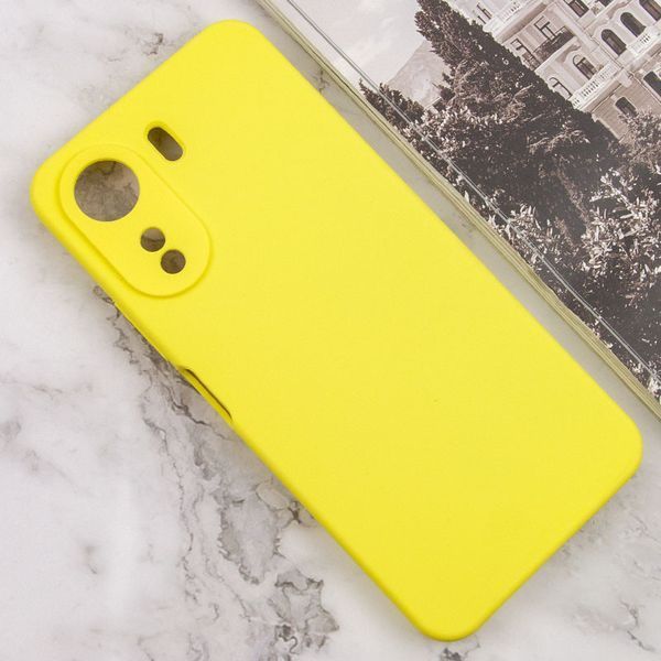 Чохол Silicone Cover Lakshmi Full Camera (AAA) для Xiaomi Redmi 13C / Poco C65 Жовтий / Yellow 286941 фото