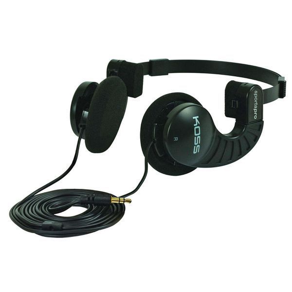 Навушники On-Ear Koss Sporta Pro, 3.5 mini-jack, 1.2м, Чорний (197039.101) 362667 фото
