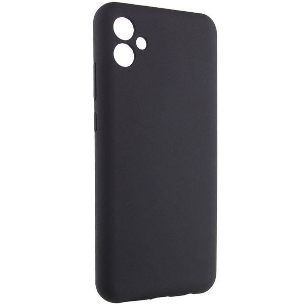 Чохол TPU GETMAN Liquid Silk Full Camera для Samsung Galaxy A04 Чорний / Black 357144 фото