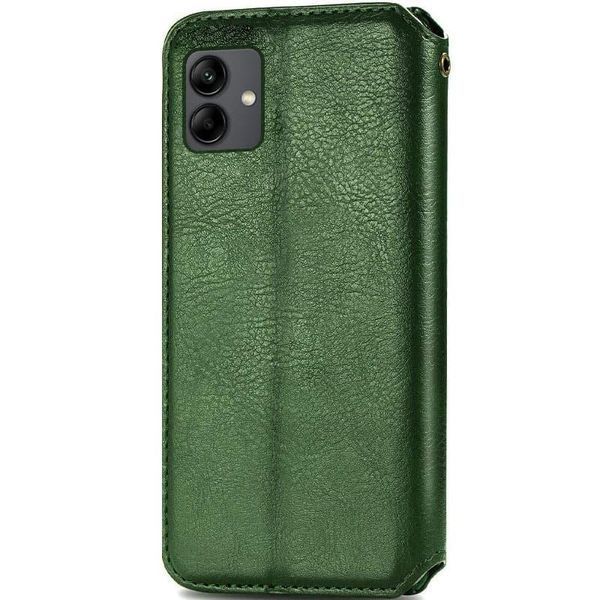 Шкіряний чохол-книжка GETMAN Cubic (PU) для Samsung Galaxy A07 Зелений 391235 фото