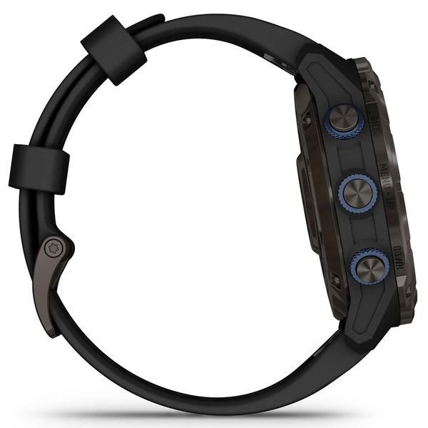 Смарт-годинник Garmin Descent Mk3i 43 mm Carbon Gray DLC Titanium w. Black Silicone Band (010-02753-10,010-02753-11) 381935 фото