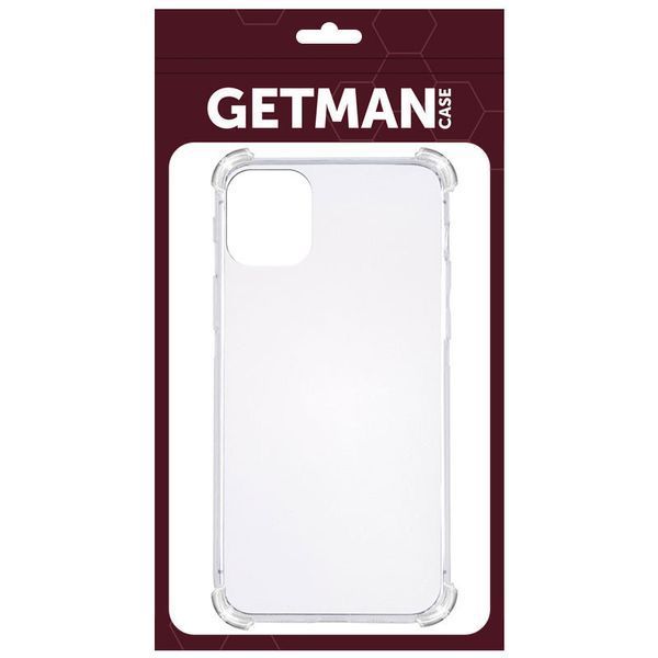 TPU чохол GETMAN Ease logo посилені кути для Apple iPhone 11 Pro (5.8") Безбарвний (прозорий) 217851 фото