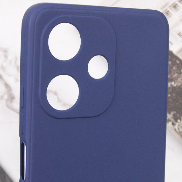 Силіконовий чохол Candy Full Camera для Infinix Hot 30 Синій / Dark Blue 286303 фото