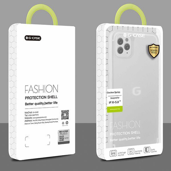 TPU чехол G-Case Colourful series для Apple iPhone 11 Pro (5.8") Бесцветный / Матовый 197803 фото