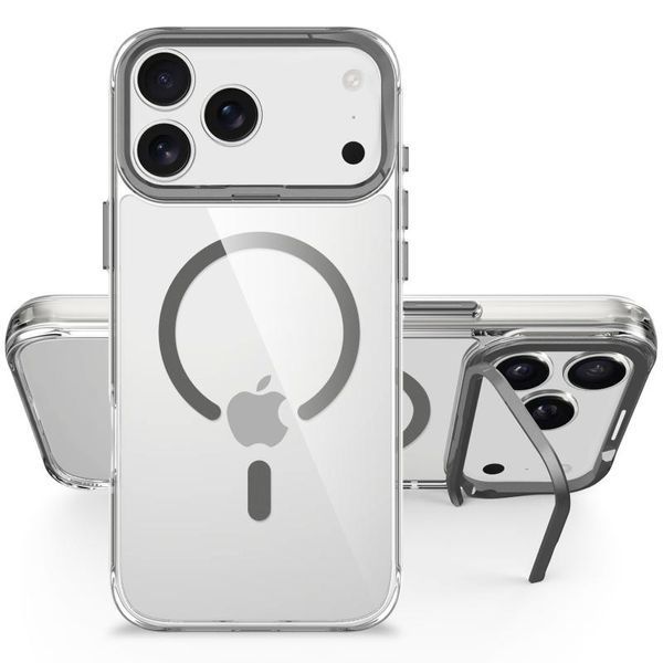 Чохол TPU Space Case Apex with MagSafe для Apple iPhone 17 Pro (6.3") Grey 398893 фото