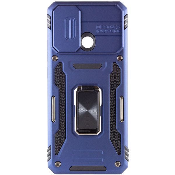 Ударостійкий чохол Camshield Army Ring для Xiaomi Redmi 10C Синій / Navy 257699 фото