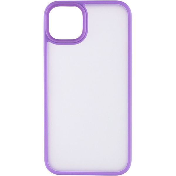 TPU+PC чохол Metal Buttons для Apple iPhone 15 Plus (6.7") Бузковий 275712 фото