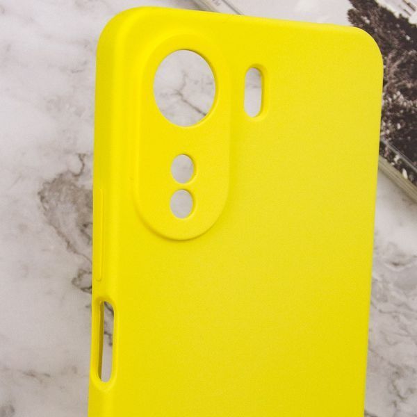 Чохол Silicone Cover Lakshmi Full Camera (AAA) для Xiaomi Redmi 13C / Poco C65 Жовтий / Yellow 286941 фото