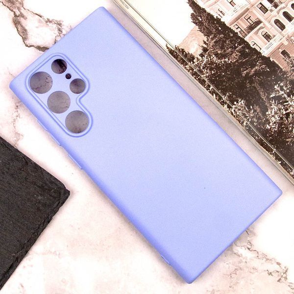Чохол Silicone Cover Lakshmi Full Camera (A) для Samsung Galaxy S24 Ultra Бузковий / Dasheen 283946 фото