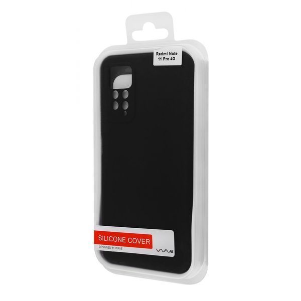 Чохол WAVE Full Silicone Cover Xiaomi Redmi Note 11 Pro/Redmi Note 12 Pro 4G black 331466 фото