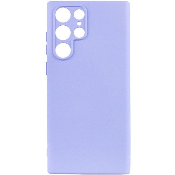 Чохол Silicone Cover Lakshmi Full Camera (A) для Samsung Galaxy S24 Ultra Бузковий / Dasheen 283946 фото