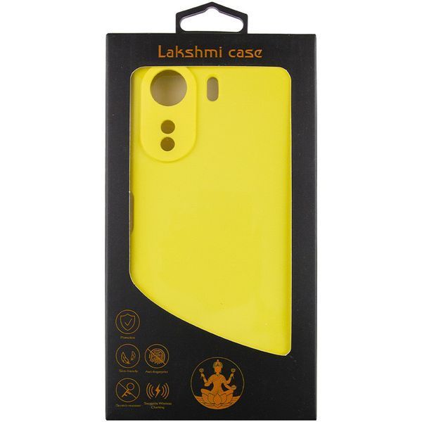 Чохол Silicone Cover Lakshmi Full Camera (AAA) для Xiaomi Redmi 13C / Poco C65 Жовтий / Yellow 286941 фото