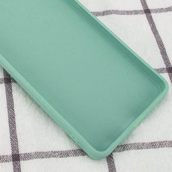 Силіконовий чохол Candy Full Camera для Samsung Galaxy M33 5G Зелений / Menthol 274334 фото