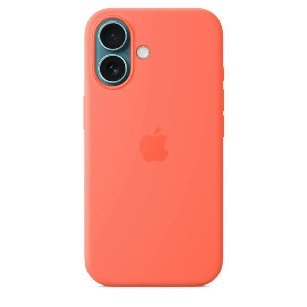 Чохол-накладка Apple iPhone 16 Apple Silicone Case MagSafe Tangerine 357463 фото