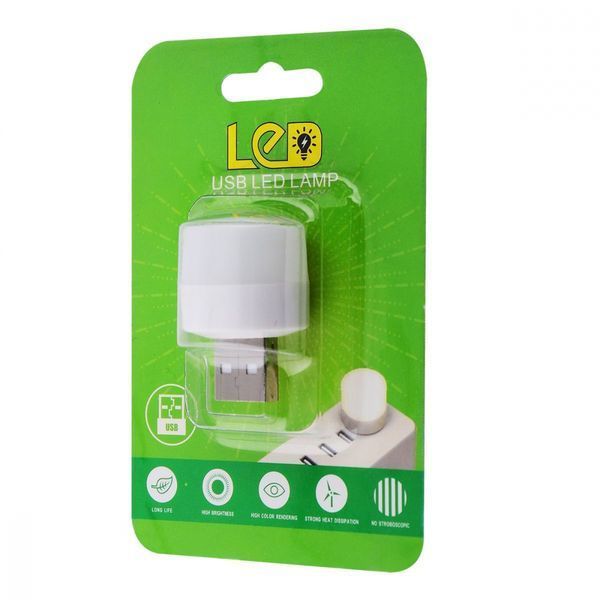 USB Led лампа 1w 6500k white 333567 фото