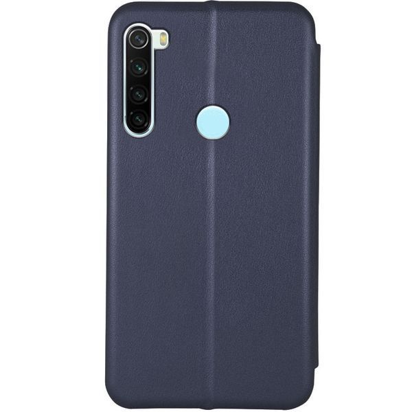 Шкіряний чохол (книжка) Classy для Xiaomi Redmi Note 8 / Note 8 2021 Темно-синій 327698 фото